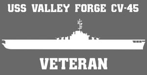 Shop for your White USS Valley Forge CV-45 sticker/decal at Arizona Black Mesa.