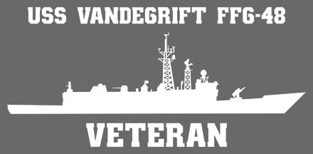 Shop for your White USS Vandegrift FFG-48 sticker/decal at Arizona Black Mesa.