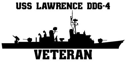 Shop for your Black USS Lawrence DDG-4 sticker/decal at Arizona Black Mesa.