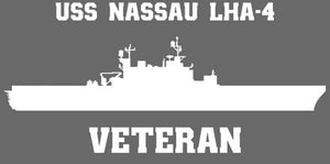 Shop for your White USS Nassau LHA-4 sticker/decal at Arizona Black Mesa.