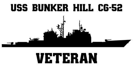 Shop for your Black USS Bunker Hill CG-52 sticker/decal at Arizona Black Mesa.