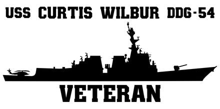 Shop for your Black USS Curtis Wilbur DDG-54 sticker/decal at Arizona Black Mesa.