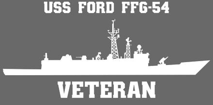 Shop for your White USS Ford FFG-54 sticker/decal at Arizona Black Mesa.