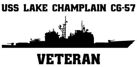 Shop for your Black USS Lake Champlain CG-57 sticker/decal at Arizona Black Mesa.