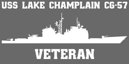 Shop for your White USS Lake Champlain CG-57 sticker/decal at Arizona Black Mesa.