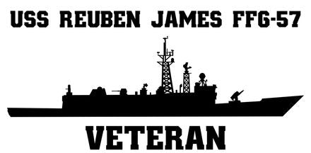 Shop for your Black USS Reuben James FFG-57 sticker/decal at Arizona Black Mesa.