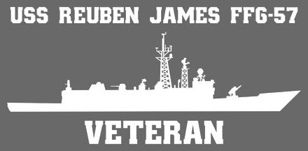 Shop for your Black USS Reuben James FFG-57 sticker/decal at Arizona Black Mesa.