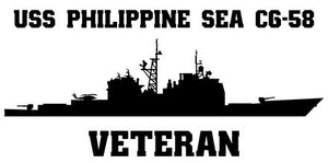 Shop for your Black USS Philippine Sea CG-58 sticker/decal at Arizona Black Mesa.
