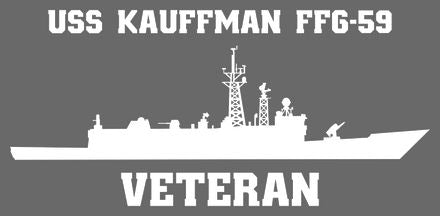 Shop for your White USS Kauffman FFG-59 sticker/decal at Arizona Black Mesa.