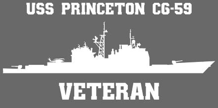 Shop for your White USS Princeton CG-59 sticker/decal at Arizona Black Mesa.
