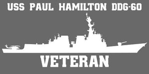 Shop for your White USS Paul Hamilton DDG-60 sticker/decal at Arizona Black Mesa.