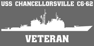 Shop for your White USS Chancellorsville CG-62 sticker/decal at Arizona Black Mesa.