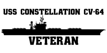 Shop for your Black USS Constellation CV-64 sticker/decal at Arizona Black Mesa.