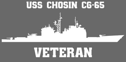 Shop for your White USS Chosin CG-65 sticker/decal at Arizona Black Mesa.