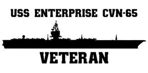 Shop for your Black USS Enterprise CVN-65 sticker/decal at Arizona Black Mesa.