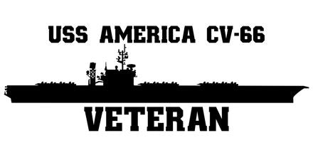 Shop for your Black USS America CV-66 sticker/decal at Arizona Black Mesa.