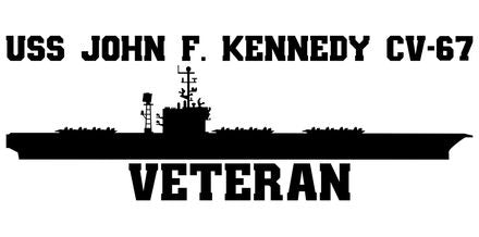 Shop for your Black USS John F. Kennedy CV-67 sticker/decal at Arizona Black Mesa.