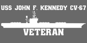 Shop for your White USS John F. Kennedy CV-67 sticker/decal at Arizona Black Mesa.