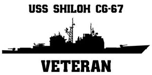 Shop for your Black USS Shiloh CG-67 sticker/decal at Arizona Black Mesa.
