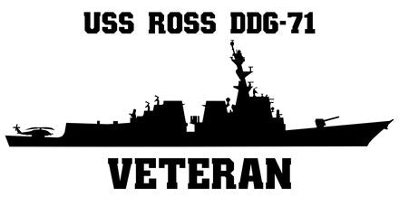 Shop for your Black USS Ross DDG-71 sticker/decal at Arizona Black Mesa.