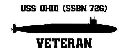 Shop for your Black USS Ohio SSBN-726 sticker/decal at Arizona Black Mesa.