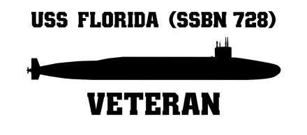 Shop for your Black USS Florida SSBN-728 sticker/decal at Arizona Black Mesa.