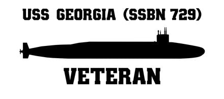 Shop for your Black USS Georgia SSBN-729 sticker/decal at Arizona Black Mesa.