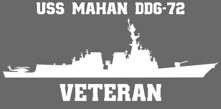 Shop for your White USS Mahan DDG-72 sticker/decal at Arizona Black Mesa.