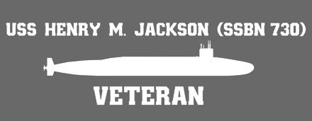 Shop for your White USS Henry M. Jackson SSBN-730 sticker/decal at Arizona Black Mesa.