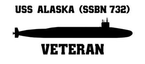 Shop for your Black USS Alaska SSBN-732 sticker/decal at Arizona Black Mesa.