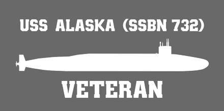 Shop for your White USS Alaska SSBN-732 sticker/decal at Arizona Black Mesa.