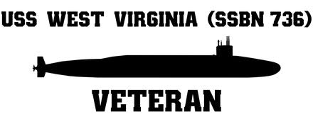 Shop for your Black USS West Virginia SSBN-736 sticker/decal at Arizona Black Mesa.