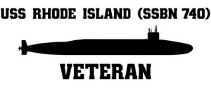 Shop for your Black USS Rhode Island SSBN-740 sticker/decal at Arizona Black Mesa.