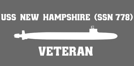 Shop for your White USS New Hampshire SSN-778 sticker/decal at Arizona Black Mesa.