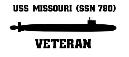 Shop for your Black USS Missouri SSN-780 sticker/decal at Arizona Black Mesa.