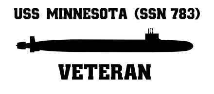 Shop for your Black USS Minnesota SSN-783 sticker/decal at Arizona Black Mesa.