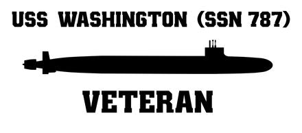 Shop for your Black USS Washington SSN-787 sticker/decal at Arizona Black Mesa.