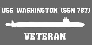 Shop for your White USS Washington SSN-787 sticker/decal at Arizona Black Mesa.