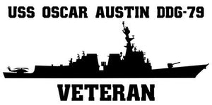 Shop for your Black USS Oscar Austin DDG-79 sticker/decal at Arizona Black Mesa.