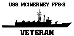 Shop for your Black USS McInerney FFG-08 sticker/decal at Arizona Black Mesa.