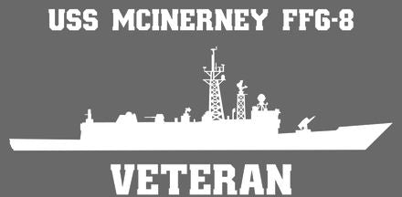 Shop for your White USS McInerney FFG-08 sticker/decal at Arizona Black Mesa.
