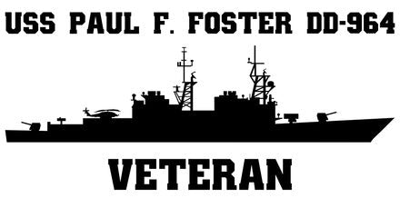 Shop for your Black USS Paul E. Foster DD-964 (ASROC) sticker/decal at Arizona Black Mesa.