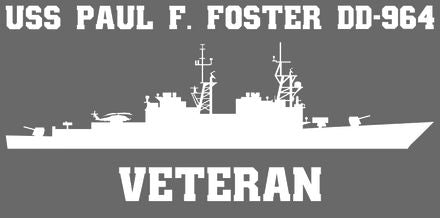 Shop for your White USS Paul E. Foster DD-964 (ASROC) sticker/decal at Arizona Black Mesa.
