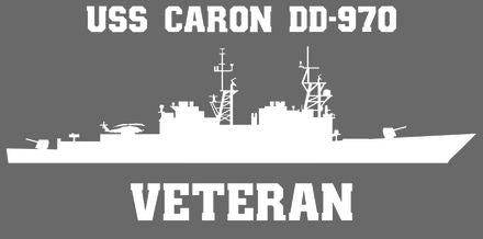 Shop for your White USS Caron DD-970 (VLS) sticker/decal at Arizona Black Mesa.