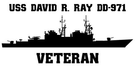Shop for your Black USS David R. Ray DD-971 (VLS) sticker/decal at Arizona Black Mesa.