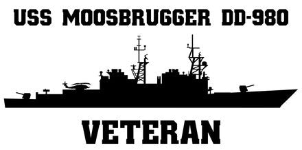 Shop for your Black USS Moosbrugger DD-980 (VLS) sticker/decal at Arizona Black Mesa.