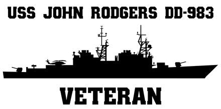 Shop for your Black USS John Rodgers DD-983 (ABL) sticker/decal at Arizona Black Mesa.