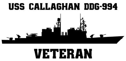 Shop for your Black USS Callaghan DDG-994 sticker/decal at Arizona Black Mesa.