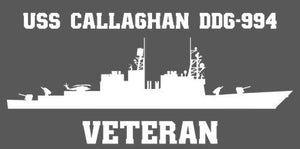 Shop for your White USS Callaghan DDG-994 sticker/decal at Arizona Black Mesa.
