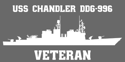 Shop for your White USS Chandler DDG-996 sticker/decal at Arizona Black Mesa.